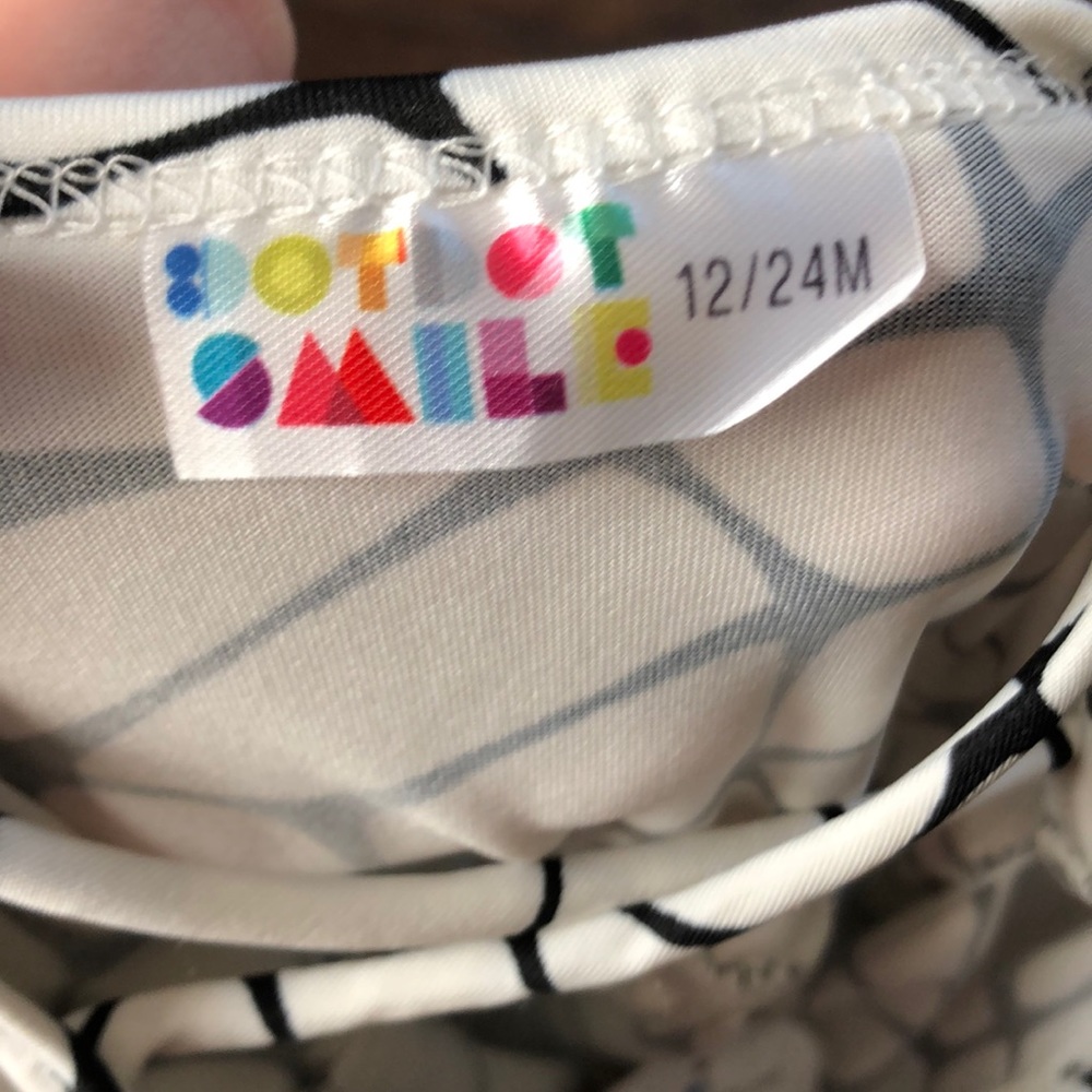 🆕Dot Dot Smile Ballerina Dress w/ 2 Matching Bows - Picture 3 of 5